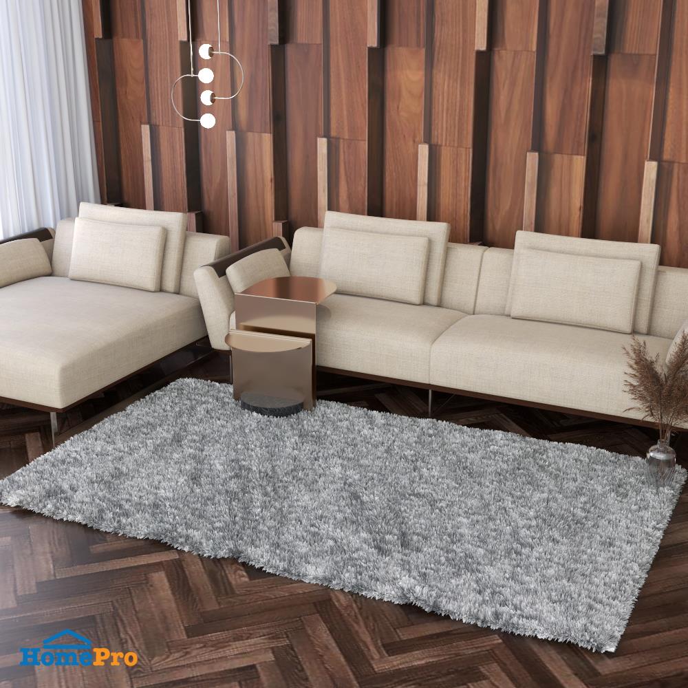 พรม HOME LIVING STYLE MOSS 120x180 ซม. สีเทาอ่อน