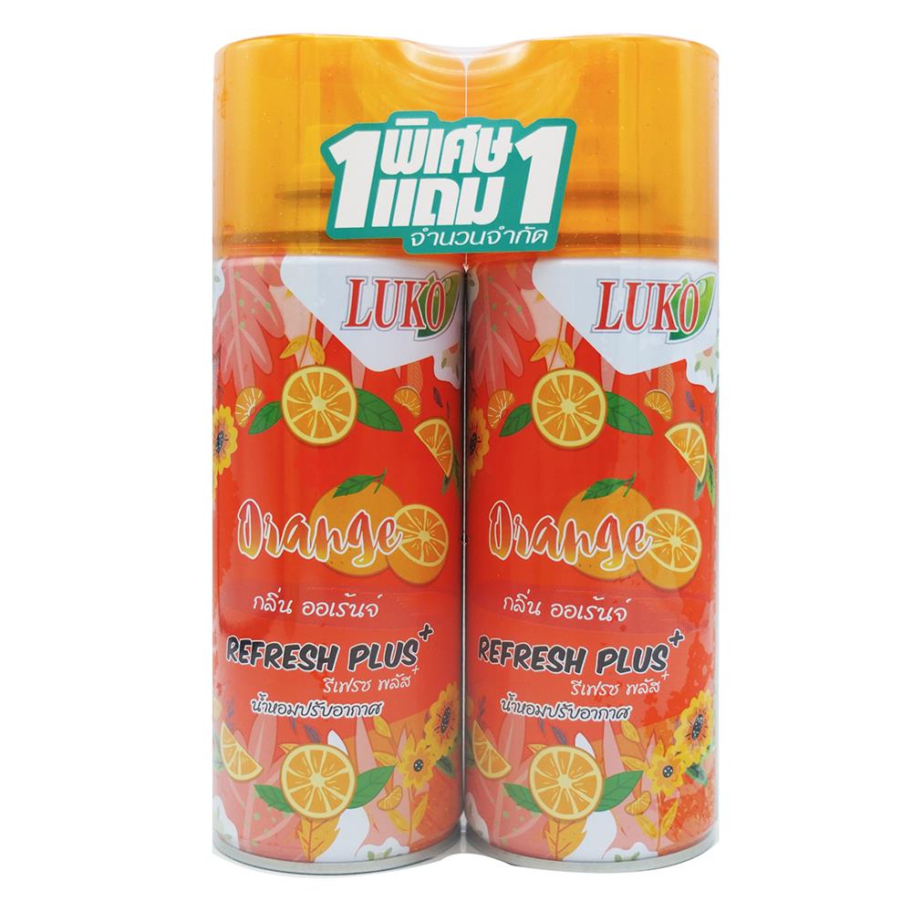สเปรย์ปรับอากาศ LUKO  300ml ORANGE