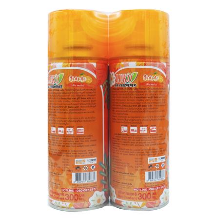 สเปรย์ปรับอากาศ LUKO  300ml ORANGE_1