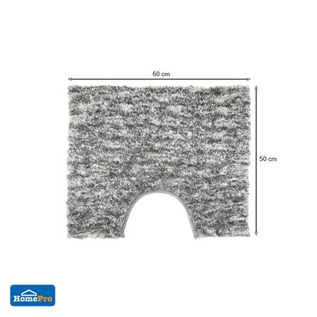 พรมห้องน้ำ HOME LIVING STYLE MOSS สีเทาอ่อน_5