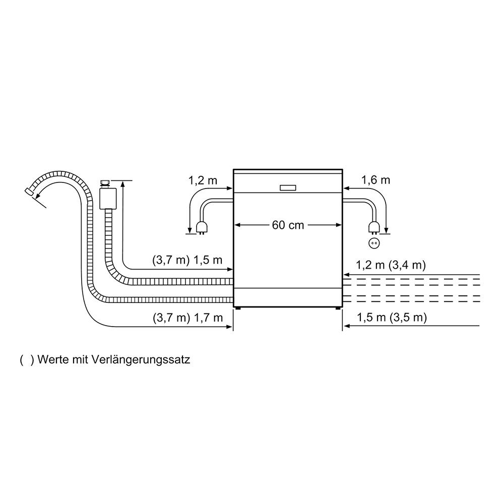 เครื่องล้างจานตั้งพื้น BOSCH SMS46GI01P