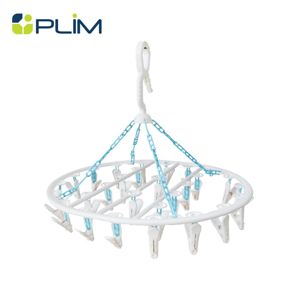 ห่วงตากผ้าพลาสติกรีใหญ่ 28กิ๊บ PLIM_1