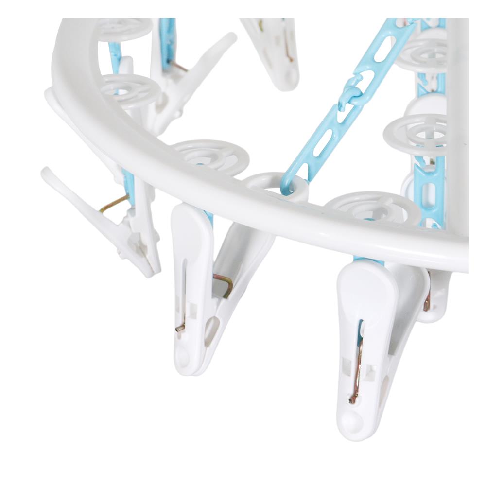 ห่วงตากผ้าพลาสติกรีใหญ่ 28กิ๊บ PLIM