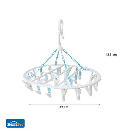 ห่วงตากผ้าพลาสติกรีใหญ่ 28กิ๊บ PLIM_5