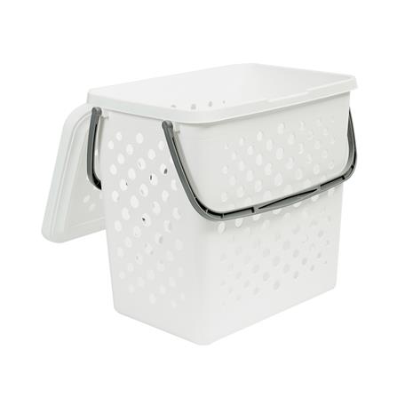 ตะกร้าผ้าเหลี่ยมมีฝาหูหิ้ว Bk-138 PLIM_2