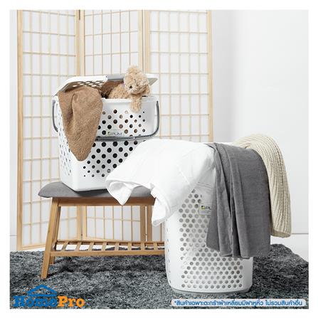 ตะกร้าผ้าเหลี่ยมมีฝาหูหิ้ว Bk-138 PLIM_3