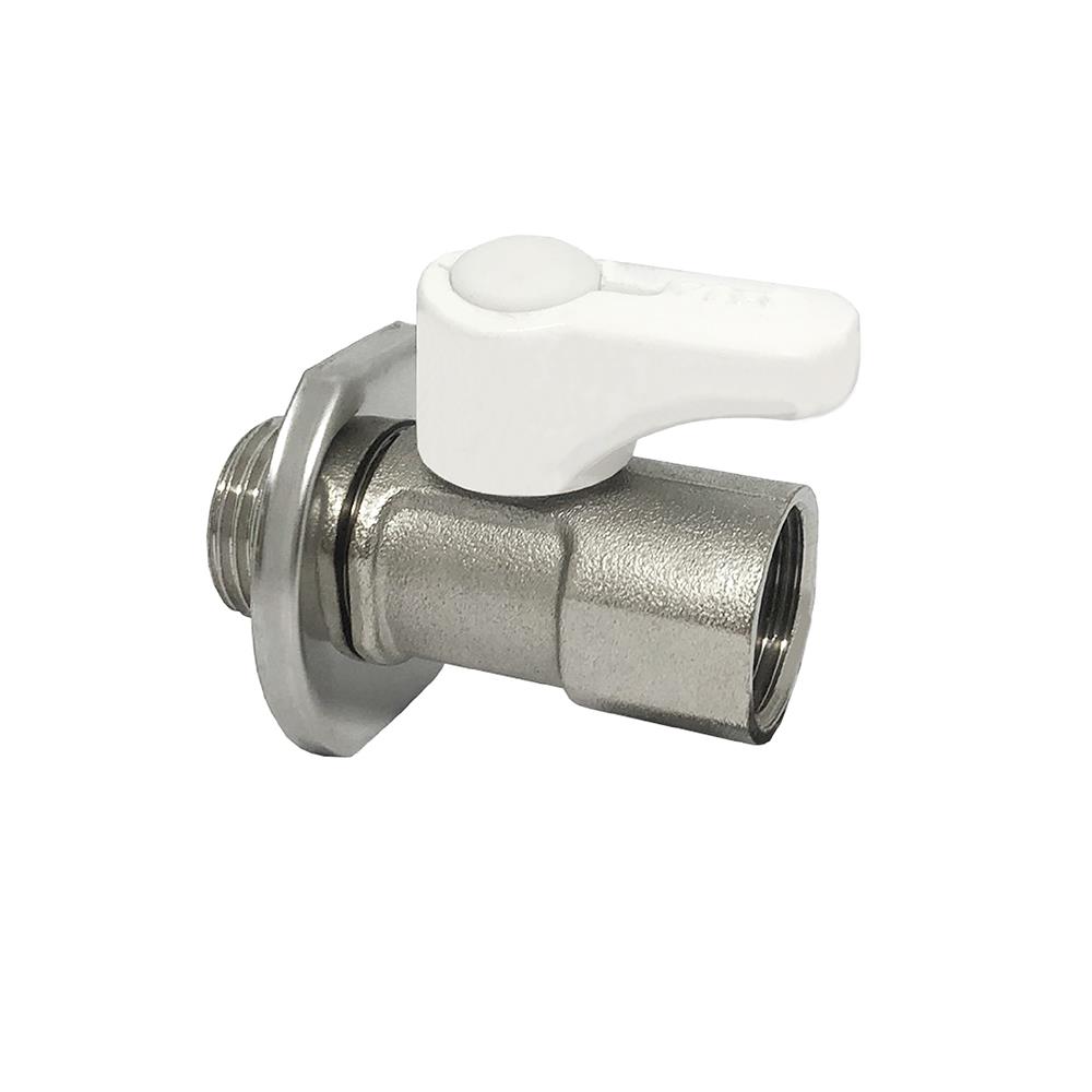 มินิบอลวาล์ว MF ANA 1/2 นิ้ว สีขาว