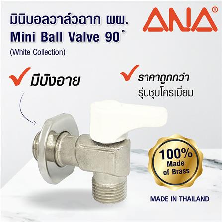 มินิบอลวาล์วฉาก MM ANA 1/2 นิ้ว สีขาว_5