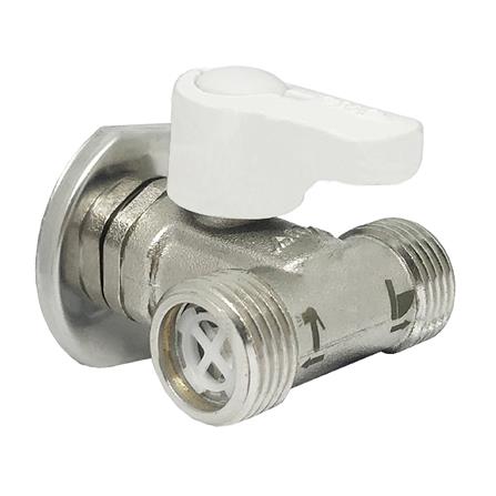 มินิบอลวาล์ว MMM ANA 1/2 นิ้ว สีขาว