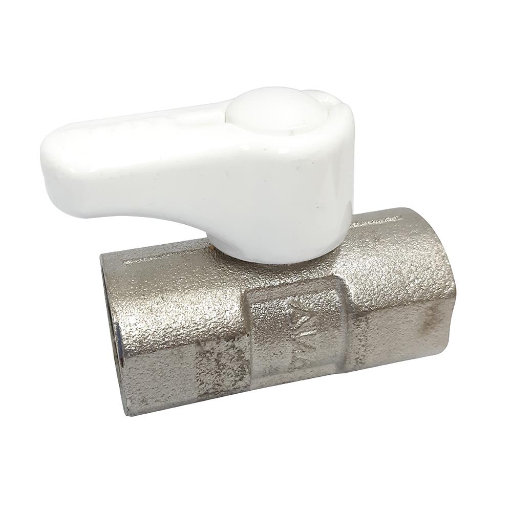 มินิบอลวาล์ว FF ANA 1/2 นิ้ว สีขาว