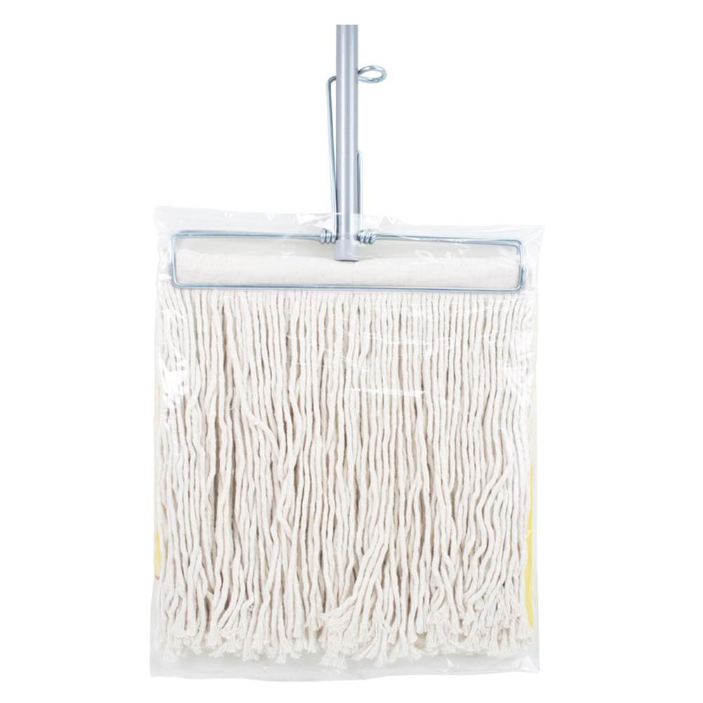 ไม้ม็อบคอตตอน BE MAN เพาเวอร์ 10 นิ้ว แพ็กคู่ สีขาว