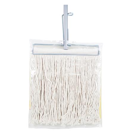 ไม้ม็อบคอตตอน BE MAN เพาเวอร์ 10 นิ้ว แพ็กคู่ สีขาว