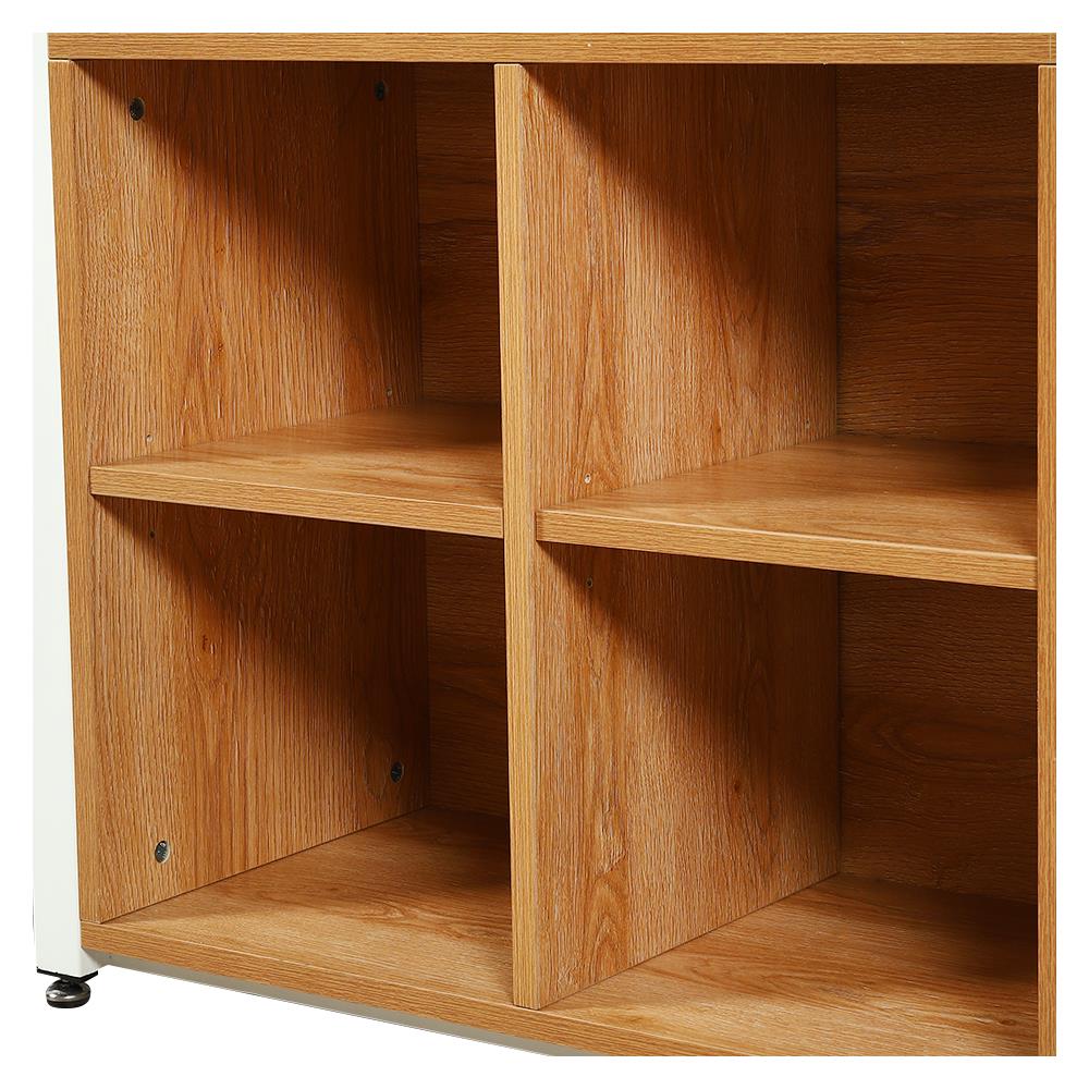 ตู้เสื้อผ้า FURDINI PLANK W10-800-24D สีน้ำตาล/ขาว