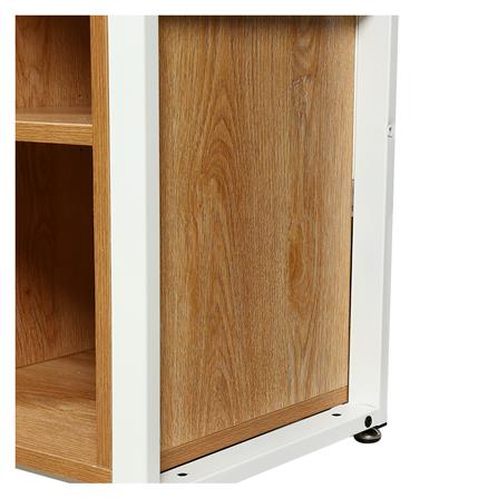 ตู้เสื้อผ้า FURDINI PLANK W10-800-24D สีน้ำตาล/ขาว_4