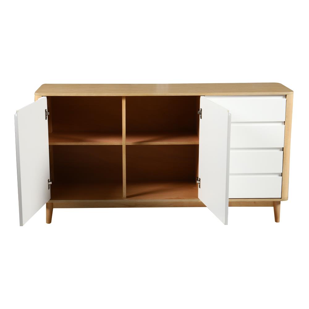 ตู้เตี้ยบานผสม FURDINI BRAVE สีขาว