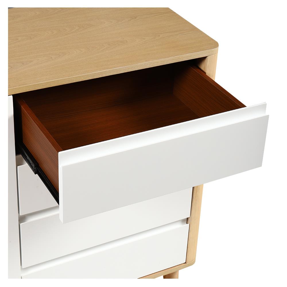 ตู้เตี้ยบานผสม FURDINI BRAVE สีขาว