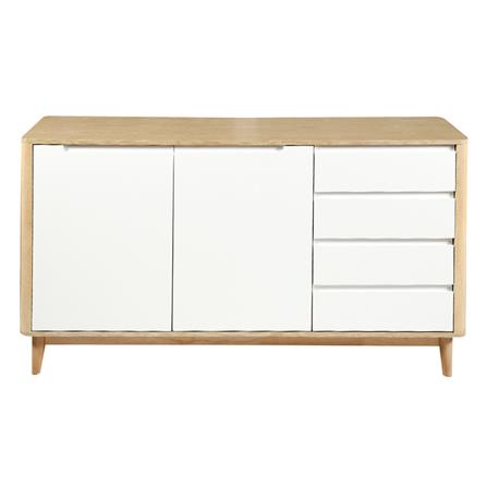 ตู้เตี้ยบานผสม FURDINI BRAVE สีขาว_0