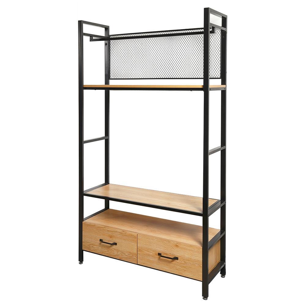 ตู้วางทีวี FURDINI PLANK 120 ซม. สีน้ำตาล/ดำ