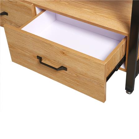 ตู้วางทีวี FURDINI PLANK 120 ซม. สีน้ำตาล/ดำ_2