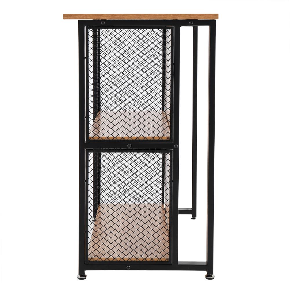 โต๊ะบาร์ FURDINI PLANK สีน้ำตาล/ดำ