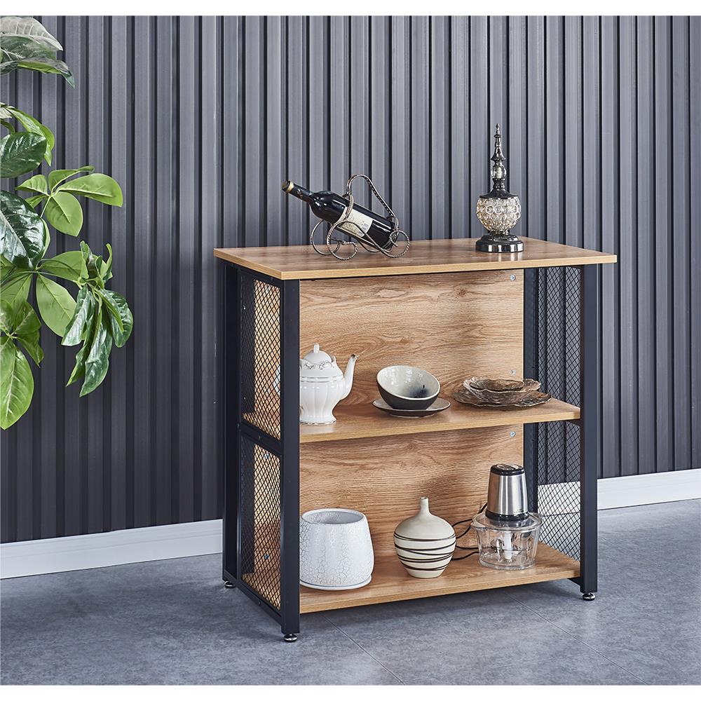 โต๊ะบาร์ FURDINI PLANK สีน้ำตาล/ดำ