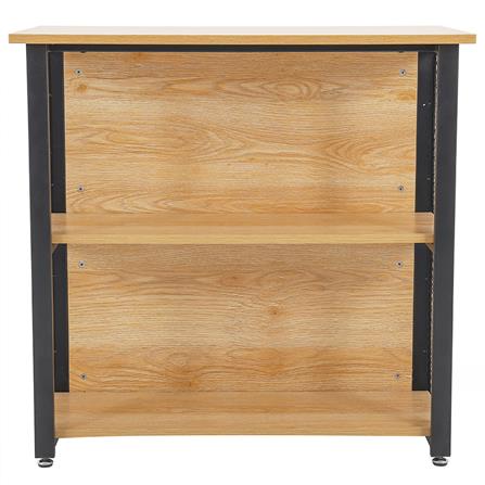 โต๊ะบาร์ FURDINI PLANK สีน้ำตาล/ดำ_1