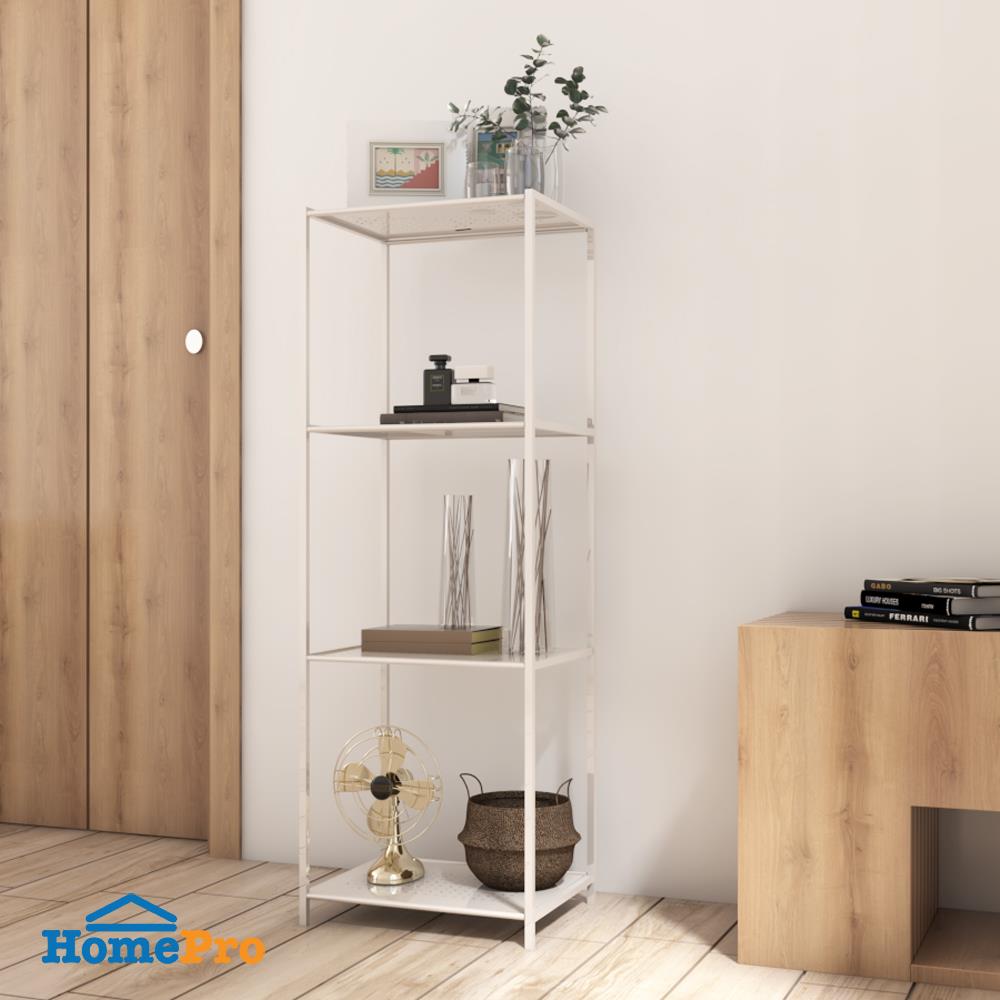 ชั้นวางของ 4 ชั้น FURDINI AKONO สีครีม