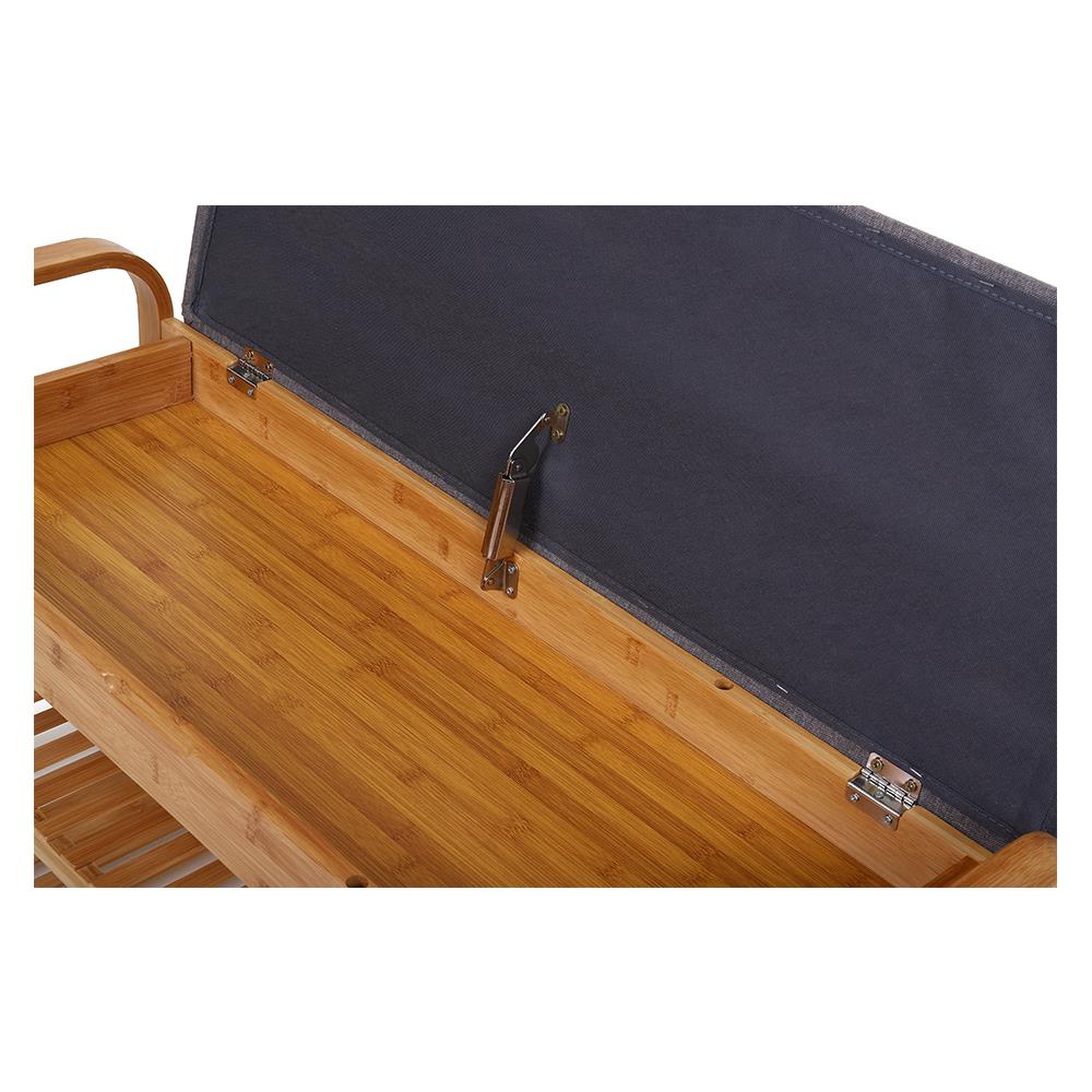 ชั้นวางรองเท้าพร้อมสตูล FURDINI ZIMBER SJ19114 สีเทา