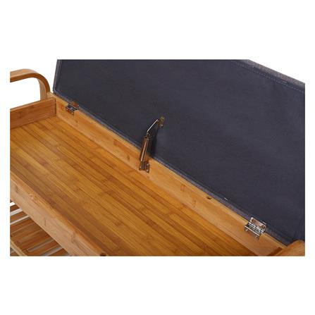 ชั้นวางรองเท้าพร้อมสตูล FURDINI ZIMBER SJ19114 สีเทา_4