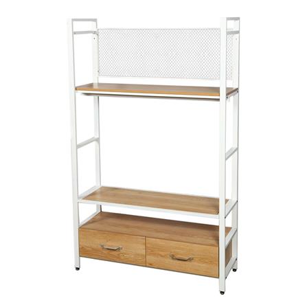 ตู้วางทีวี FURDINI PLANK 120 ซม. สีน้ำตาล/ขาว_0