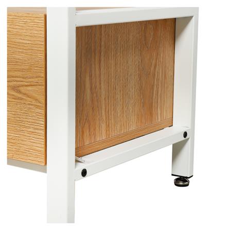 ตู้วางทีวี FURDINI PLANK 120 ซม. สีน้ำตาล/ขาว_4