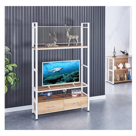 ตู้วางทีวี FURDINI PLANK 120 ซม. สีน้ำตาล/ขาว_5