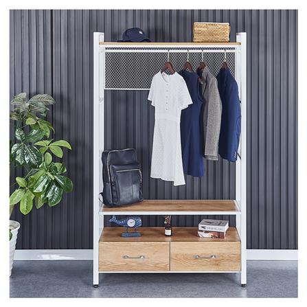 ตู้วางทีวี FURDINI PLANK 120 ซม. สีน้ำตาล/ขาว_6