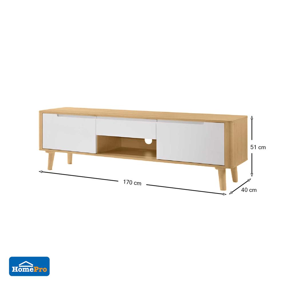 ตู้วางทีวี FURDINI BRAVE 170 ซม. สีขาว