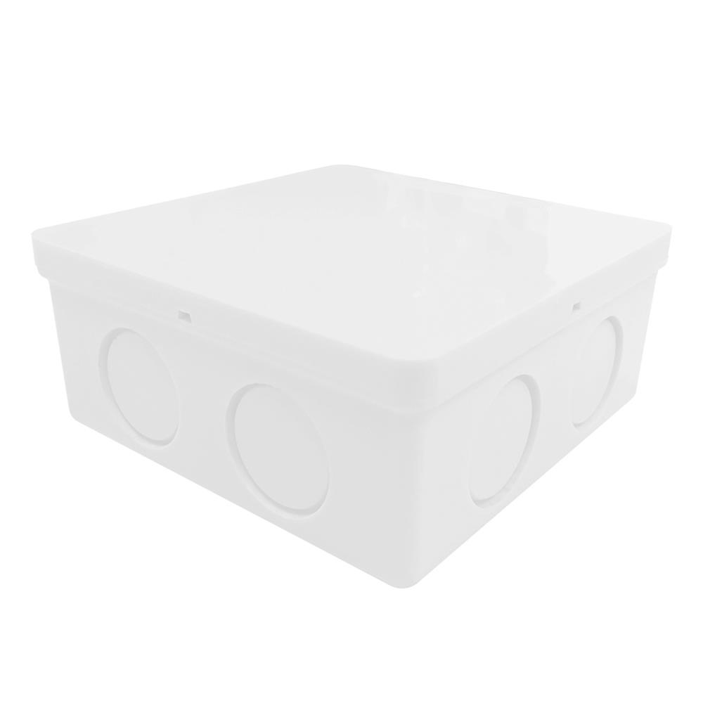 กล่องพักสาย ELECKTA 4X4 นิ้ว สีขาว