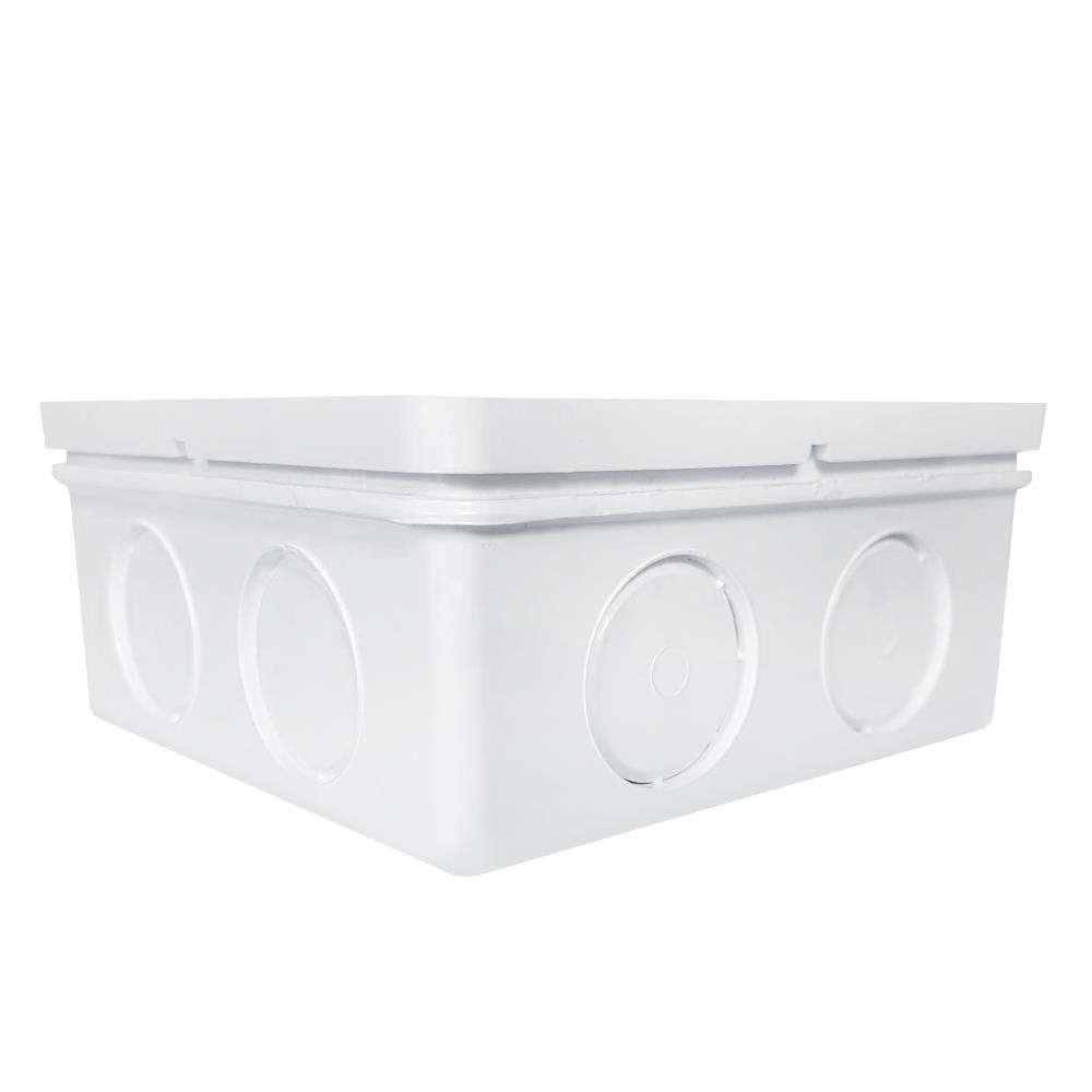 กล่องพักสาย ELECKTA 4X4 นิ้ว สีขาว