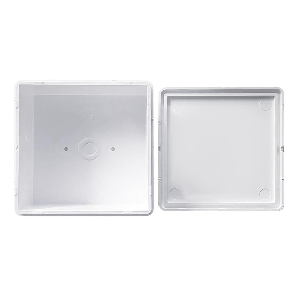 กล่องพักสาย ELECKTA 4X4 นิ้ว สีขาว