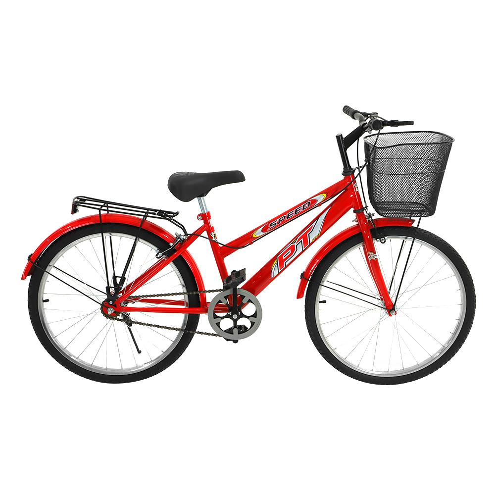 จักรยานแม่บ้าน SPEED 24 นิ้ว สีแดง