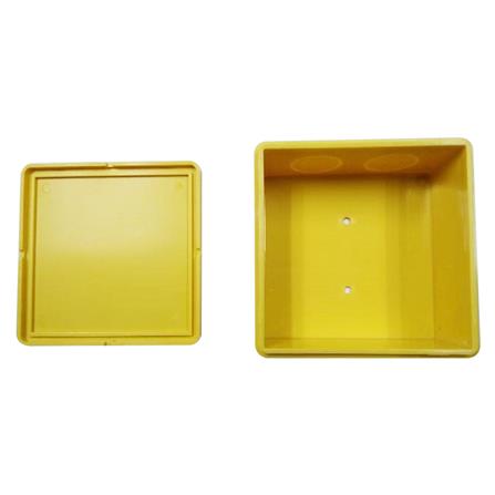 กล่องพักสาย ELECKTA 4X4 นิ้ว สีเหลือง_2