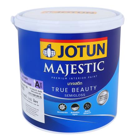 สีน้ำทาภายใน JOTUN MAJESTIC TRUE BEAUTY BASE A กึ่งเงา 1 แกลลอน