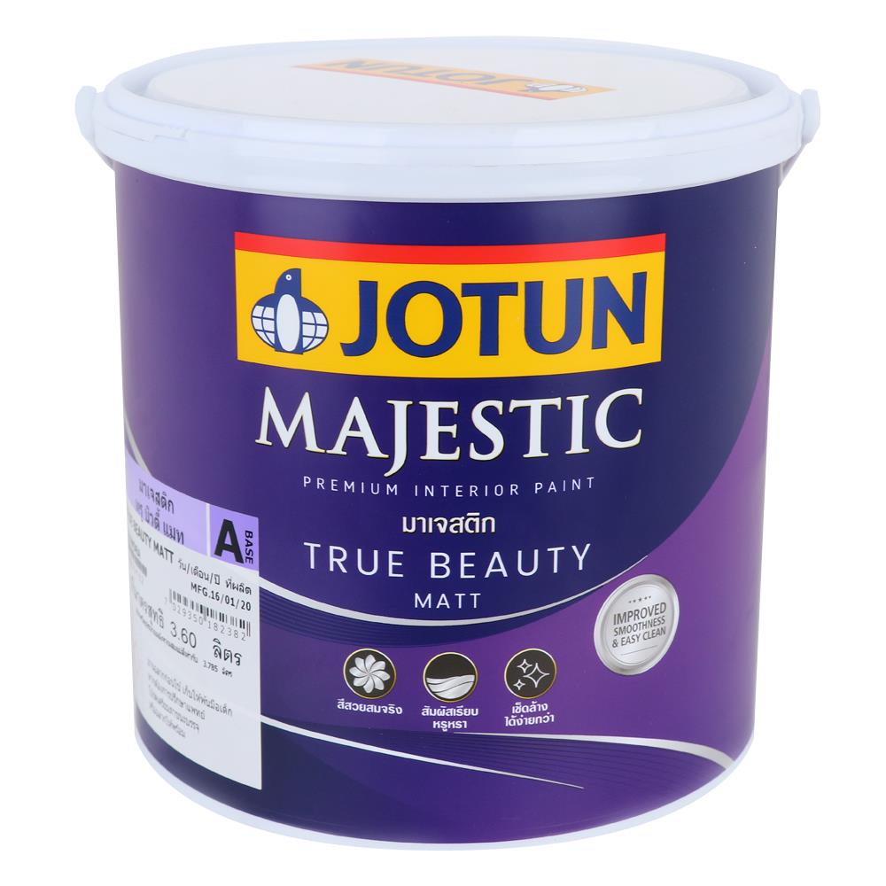 สีน้ำทาภายใน JOTUN MAJESTIC TRUE BEAUTY BASE A ด้าน 1 แกลลอน
