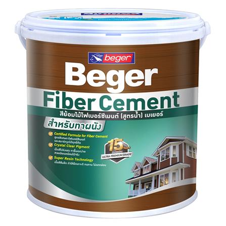 สีรองพื้นไม้ BEGER FIBER CEMENT สีครีม 1 แกลลอน_0