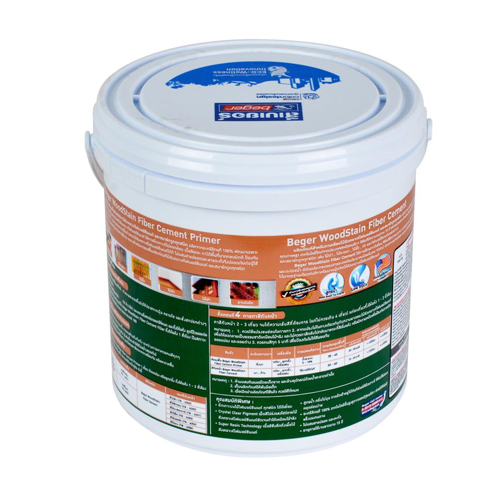 สีทาไม้ฝาไฟเบอร์ซีเมนต์ ชนิดเงา BEGER TEAK 1 แกลลอน