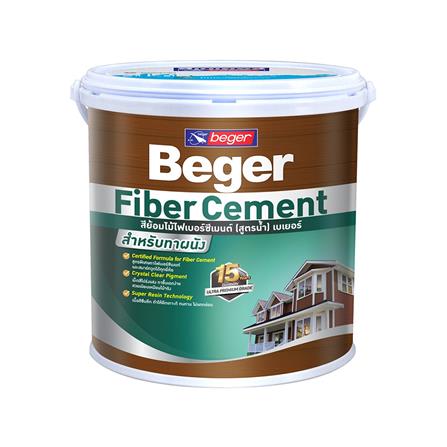 สีรองพื้นไม้ BEGER FIBER CEMENT สีเทา 1 แกลลอน