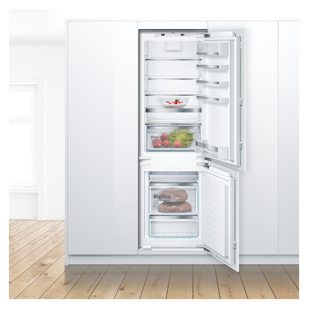 ตู้เย็นบิวท์อิน BOSCH KIN86AF30J 9.6 คิว สีเทา