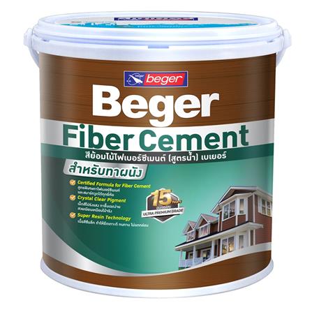 สีทาไม้ฝาไฟเบอร์ซีเมนต์ BEGER REDWOOD ด้าน 1 แกลลอน