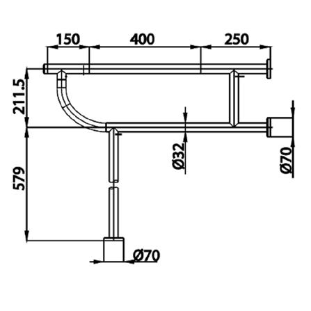 ราวจับทรงตัวรูปตัวที COTTO CT0165_1