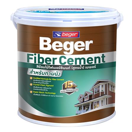 สีทาไม้ฝาไฟเบอร์ซีเมนต์ BEGER GOLDEN TEAK ด้าน 1 แกลลอน