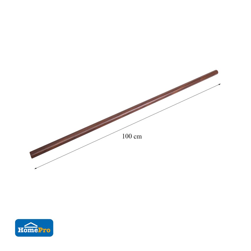 รางผ้าม่าน D.I.Y. HOME LIVING STYLE อะลูมิเนียม 1 ม. สีโอ๊ค