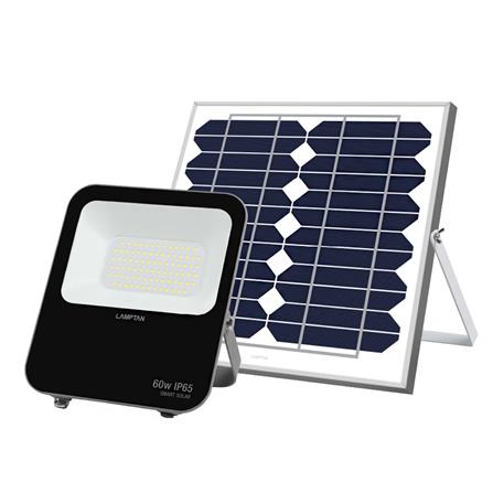สปอตไลท์ SOLAR LAMPTAN FLOODLIGHT SMART SENSOR 60 วัตต์ DAYLIGHT สีดำ_0